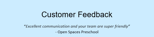 Feedback – Open Spaces